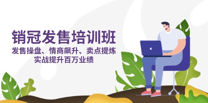 销冠 发售培训班：发售 操盘+情商 飙升+卖点 提炼，实战提升百万业绩-吾爱自习网