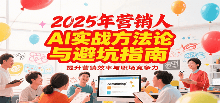 2025年营销实战方法论与避坑指南，利用AI提升营销效率与职场竞争力-吾爱自习网