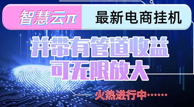 智慧云π电脑挂机单机每天收益300—500+ 并带有团队管道收益 可无限放大-吾爱自习网