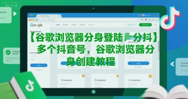 谷歌浏览器分身登陆多个抖音号，谷歌浏览器分身创建教程-吾爱自习网