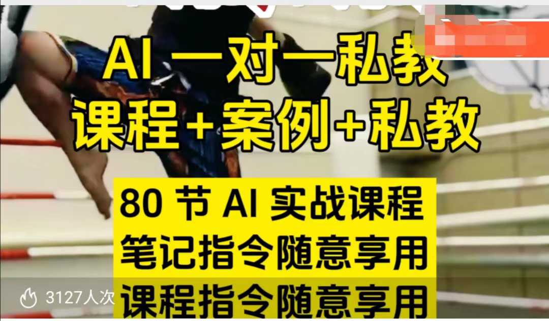 AI指令实战课,课程+案例,80节AI实战课程,笔记指令随意享用,课程指令随意享用(更新7月)-吾爱自习网