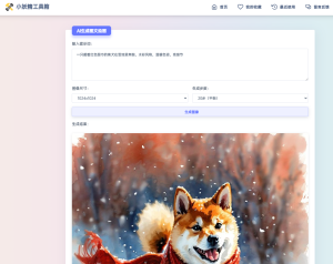 适用于彩虹工具箱程序的AI生成图文绘画插件工具-吾爱自习网