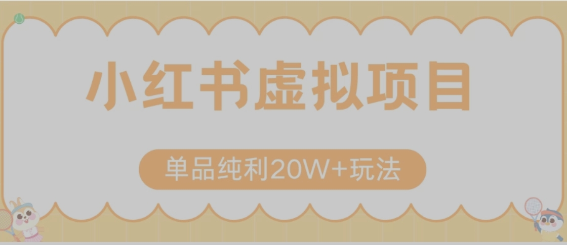 小红书卖虚拟产品，单品纯利20W+玩法分享（节系列课程）-吾爱自习网