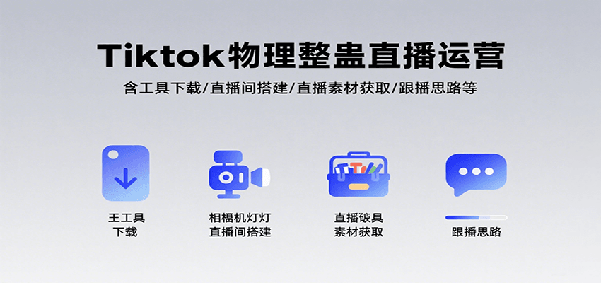 Tiktok物理整蛊直播运营，包含工具下载/直播间搭建/直播素材获取/跟播思路等-吾爱自习网
