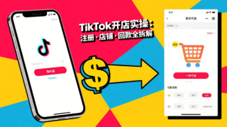 大熊跨境·TikTok从开店到投流的进阶课-吾爱自习网