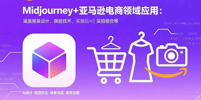 Midjourney+电商领域商业应用：涵盖服装设计、换脸技术、实拍结合等-吾爱自习网