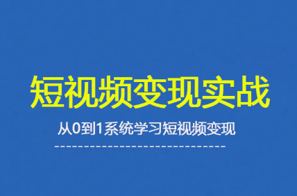 杨磊老师·2025短视频变现实战课-吾爱自习网