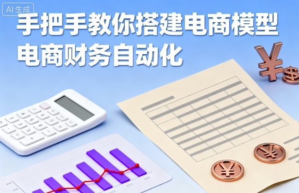 手把手教你搭建电商模型-电商财务自动化-吾爱自习网