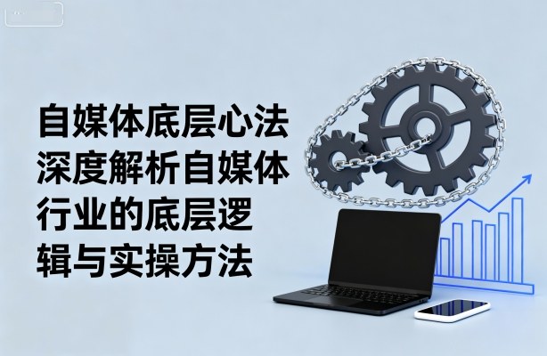 自媒体底层心法，深度解析自媒体行业的底层逻辑与实操方法-吾爱自习网