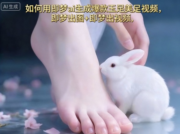 如何用即梦ai生成爆款玉足美足视频，即梦出图+即梦出视频，快速涨粉-吾爱自习网