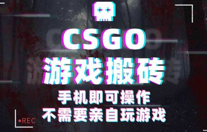 CSGO游戏挂机捡漏，单日扫货500+，年底小高峰上车可吃肉，手机即可操作…-吾爱自习网