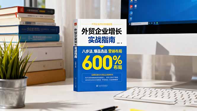 外贸企业增长实战指南，八步法、爆品选品、营销布局，业绩增长300%-吾爱自习网