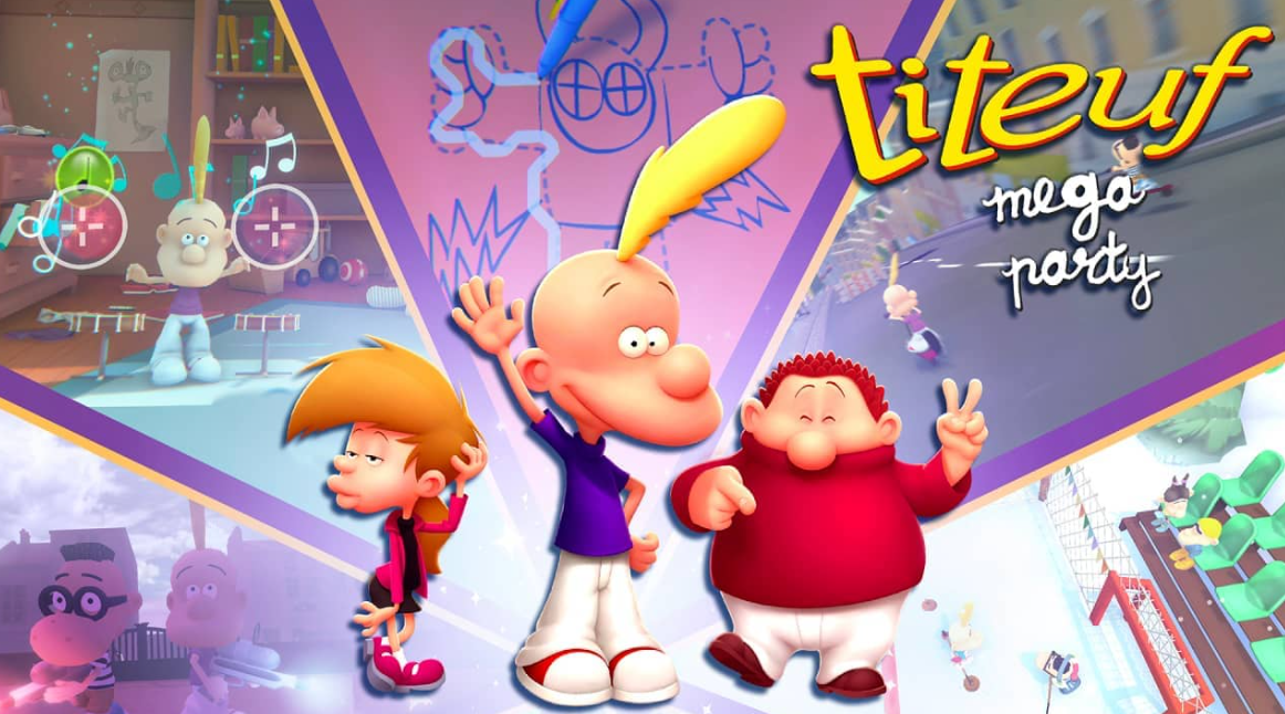 《坏小子迪德夫大派对 Titeuf Mega Party》Switch英文版NSP下载 – 含1.2.0补丁-吾爱自习网