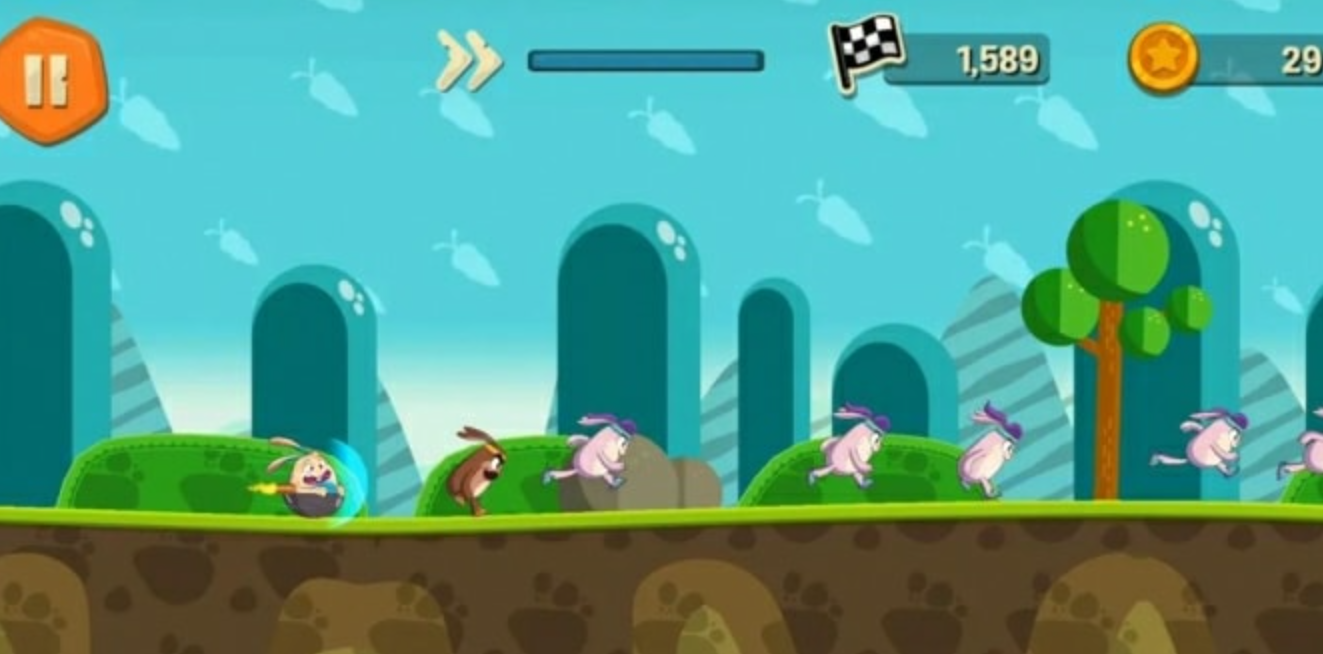 《火箭兔：硬币竞赛 Rocket Rabbit – Coin Race》Switch中文版NSZ下载-吾爱自习网