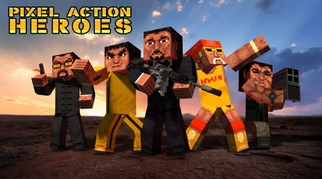 《方块世界：像素动作英雄 Pixel Action Heroes》Switch英文版NSZ下载-吾爱自习网