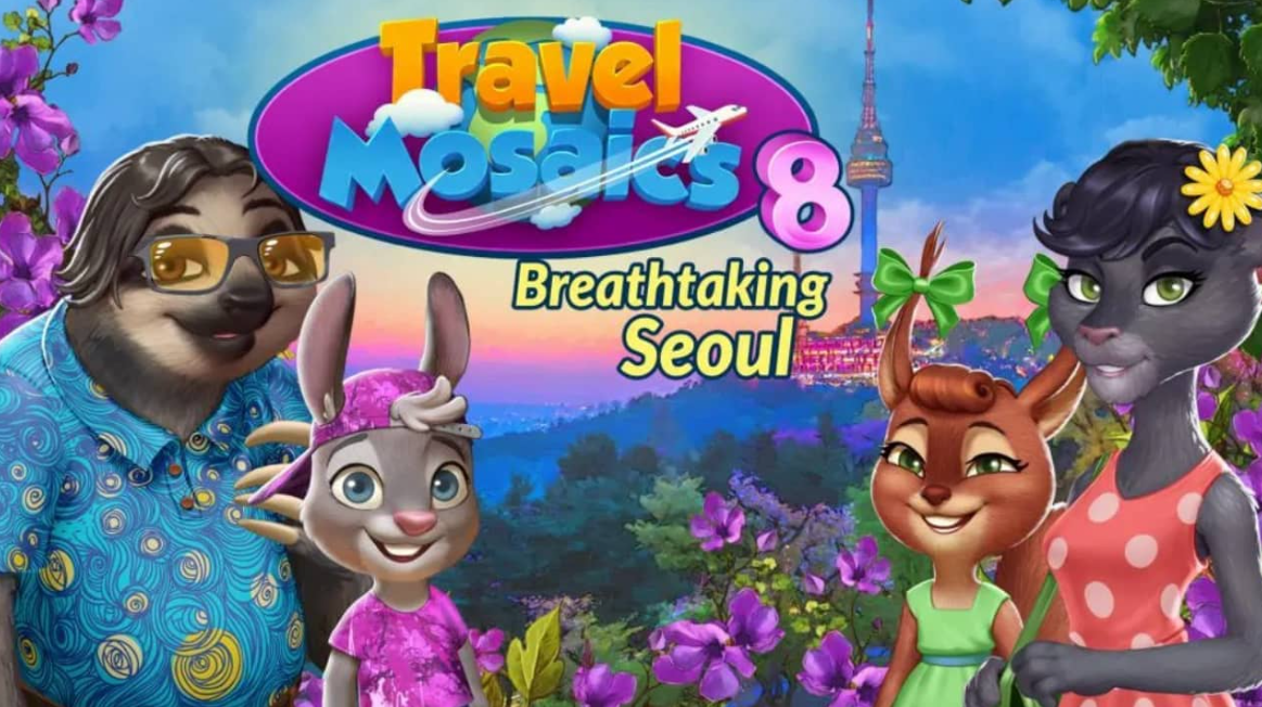 《旅行马赛克8：惊人首尔 Travel Mosaics 8: Breathtaking Seoul》Switch英文版NSP下载-吾爱自习网