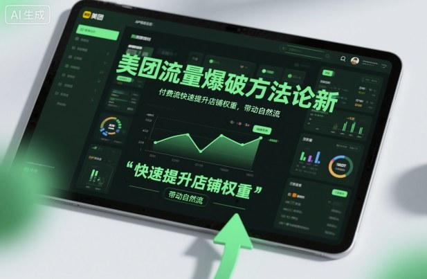 美团流量爆破方法论,付费流快速提升店铺权重,带动自然流-吾爱自习网