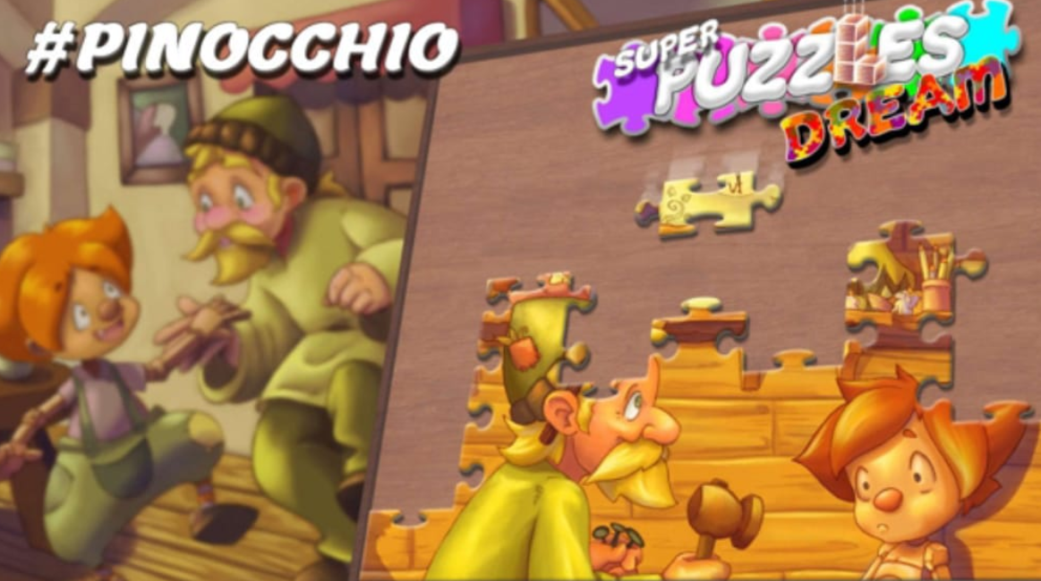 《#匹诺曹：超级拼图梦 #pinocchio, Super Puzzles Dream》Switch英文版NSP下载-吾爱自习网