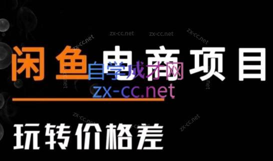 亿创繁星·闲鱼电商项目(玩转价格差)-吾爱自习网