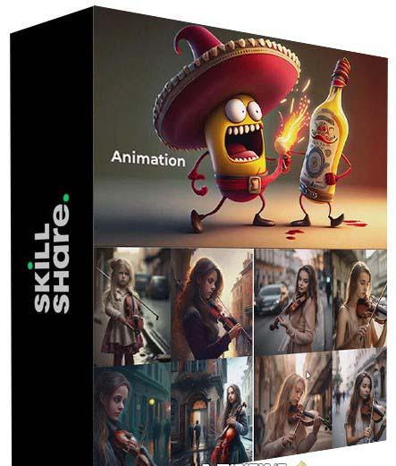 图片[1]-掌握 MidJourney V5 AI + ChatGPT创建一致的角色设计图像-22节课-中英字幕-吾爱自习网