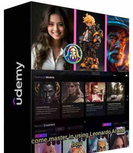 图片[2]-比Midjourney更好的Leonardo AI绘画图像大师班教程-16讲-中英字幕-吾爱自习网