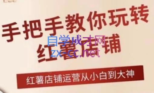海燕老师·2024手把手教你玩转红薯店铺-吾爱自习网