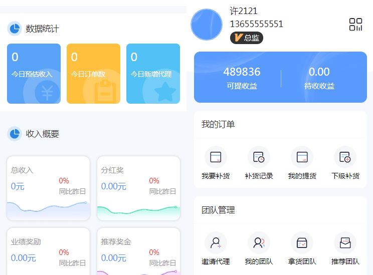 微商代理商补货商城系统源码-吾爱自习网