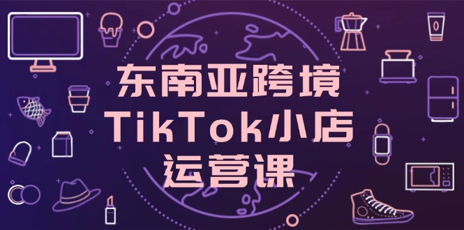 东南亚跨境TikTok小店运营课，掌握店铺设置与流量转化核心技巧-吾爱自习网