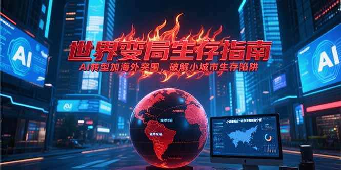 付费文章《世界变局生存指南，AI转型加海外突围，破解小城市生存陷阱》-吾爱自习网