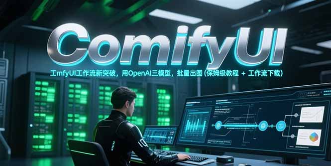 ComfyUI工作流新突破，用OpenAI三模型，批量出图(保姆级教程+工作流下载-吾爱自习网