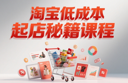 子枫老师·淘宝低成本起店系统课-吾爱自习网