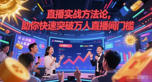 直播实战方法论，助你快速突破万人直播间门槛-吾爱自习网