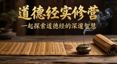 道德经实修营，一起探索道德经的深邃智慧-吾爱自习网