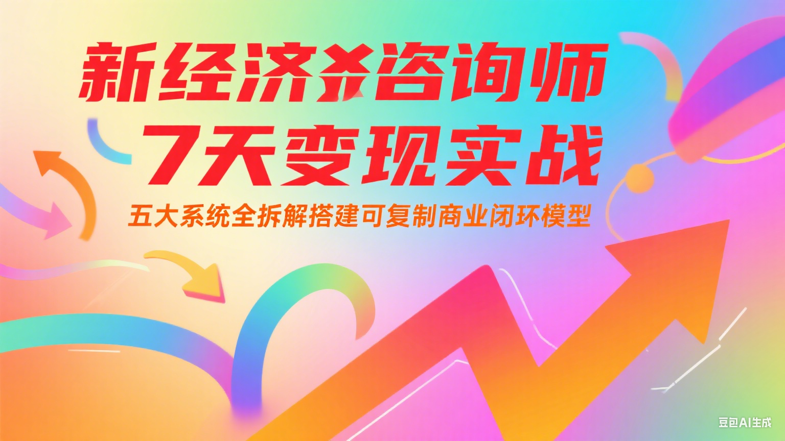 新经济咨询师 7 天变现实战：五大系统全拆解搭建可复制商业闭环模型-吾爱自习网
