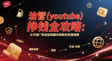 油管(youtube)挣钱全攻略：从开通广告收益到国内收款的实操指南-吾爱自习网
