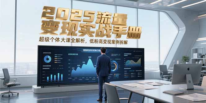 2025流量变现实战手册，超级个体大课全解析，低粉高变现案例拆解-吾爱自习网