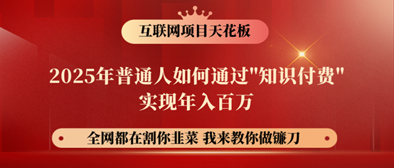 镰刀训练营超级IP合伙人，25年普通人如何通过“知识付费”年入百万！-吾爱自习网