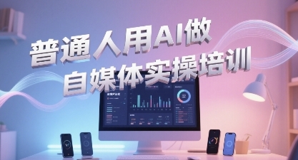 普通一个人用AI做自媒体，助你轻松开启AI自媒体创作之路-吾爱自习网