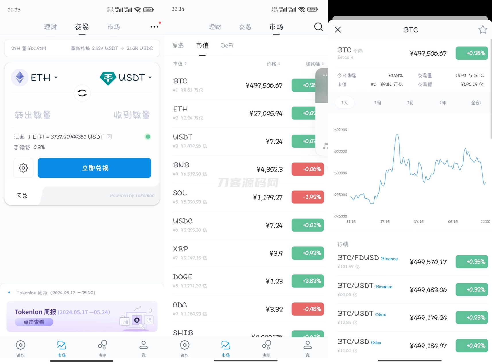 高仿imtoken钱包源码/获取助记词/获取私钥/自动归集-吾爱自习网
