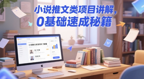 小说推文类项目讲解，0 基础速成秘籍-吾爱自习网