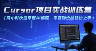 Cursor项目实战训练营，两小时快速掌握AI编程，零基础也能轻松上手-吾爱自习网