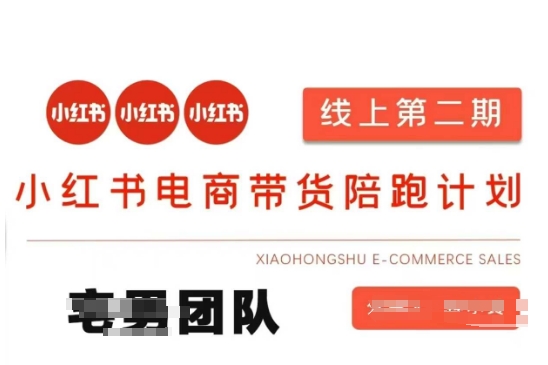 小红书电商带货课2期，月利润20个的小红书电商的有货源，无货源，虚拟产品，付费投流等整套玩法-吾爱自习网