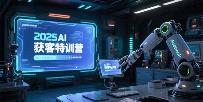 2025AI获客特训营，AI图文视频全制作，deepseek工具实操教学-吾爱自习网