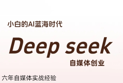 冰冰老师·普通人如何利用Deepseek创业-吾爱自习网